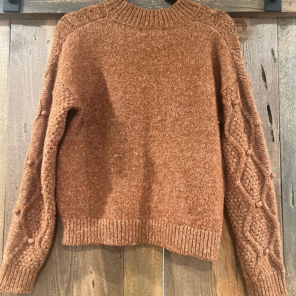 Heartloom Hazel Knit Sweater - Rust Brown - Small - Picture 6 of 7